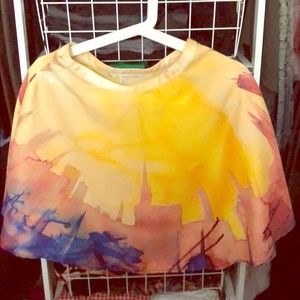 Rachel Roy City Skyline Skirt with Pockets